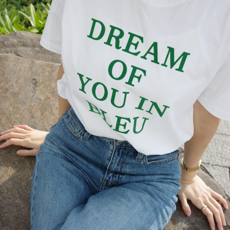 ベロアプリントロゴTシャツ